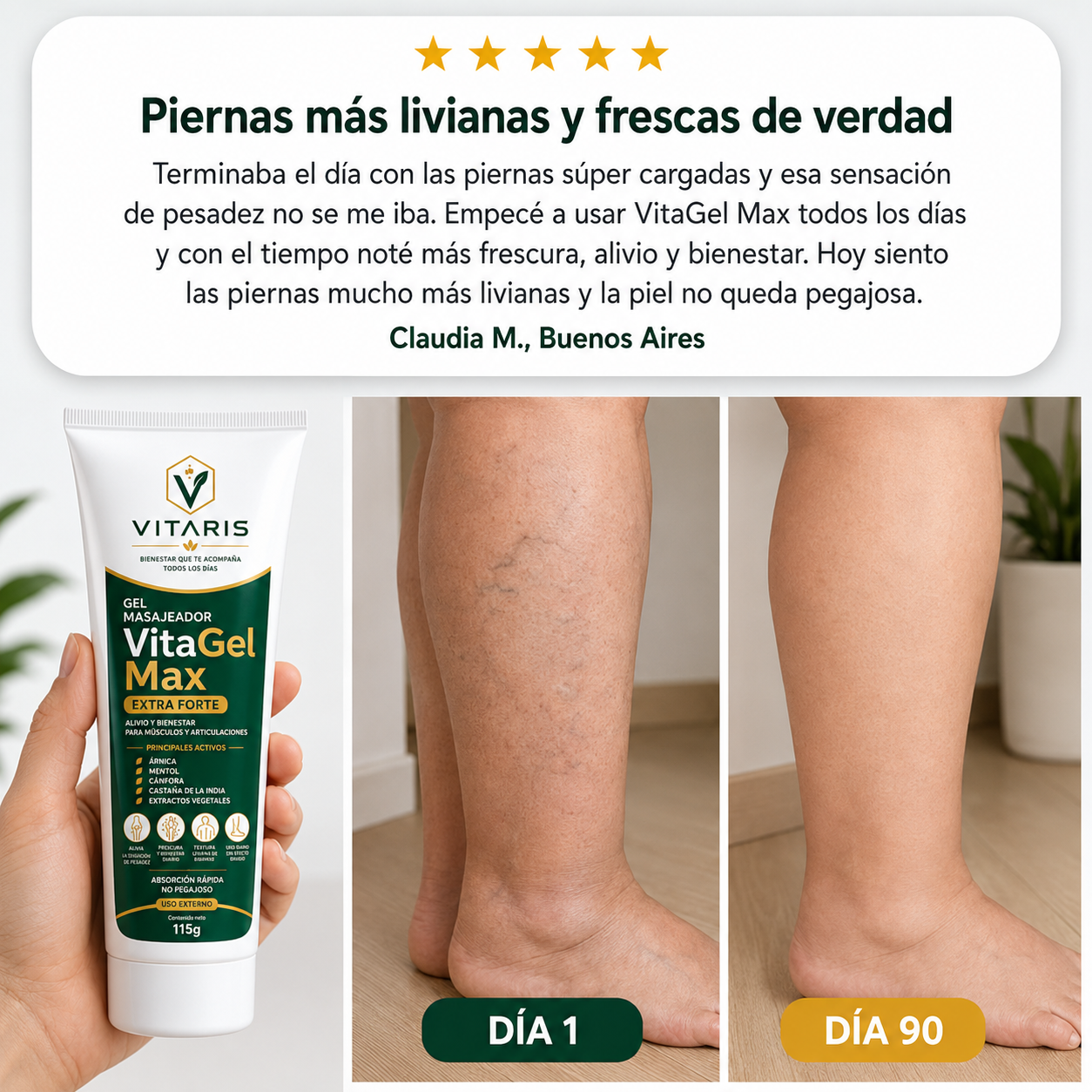 Acompañá el bienestar de tus músculos y articulaciones con VitaGel Max Extra Forte