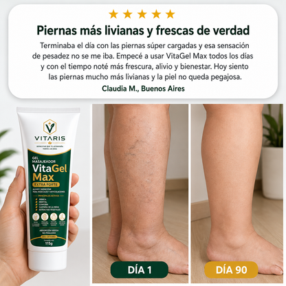 Acompañá el bienestar de tus músculos y articulaciones con VitaGel Max Extra Forte
